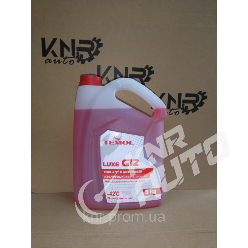 Антифриз Temol Luxe G12 червоний 5кг-027112711