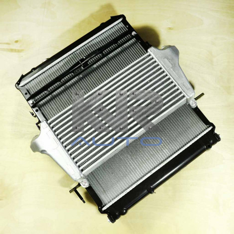 Радиатор охлаждения в сборе с интеркулером JAC N56